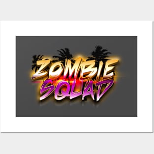 ZOMBIE SQUAD 80s Text Effects 2 Posters and Art